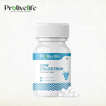 Picture of Cow Colostrum Supplement, 500mg | Veg. Capsules