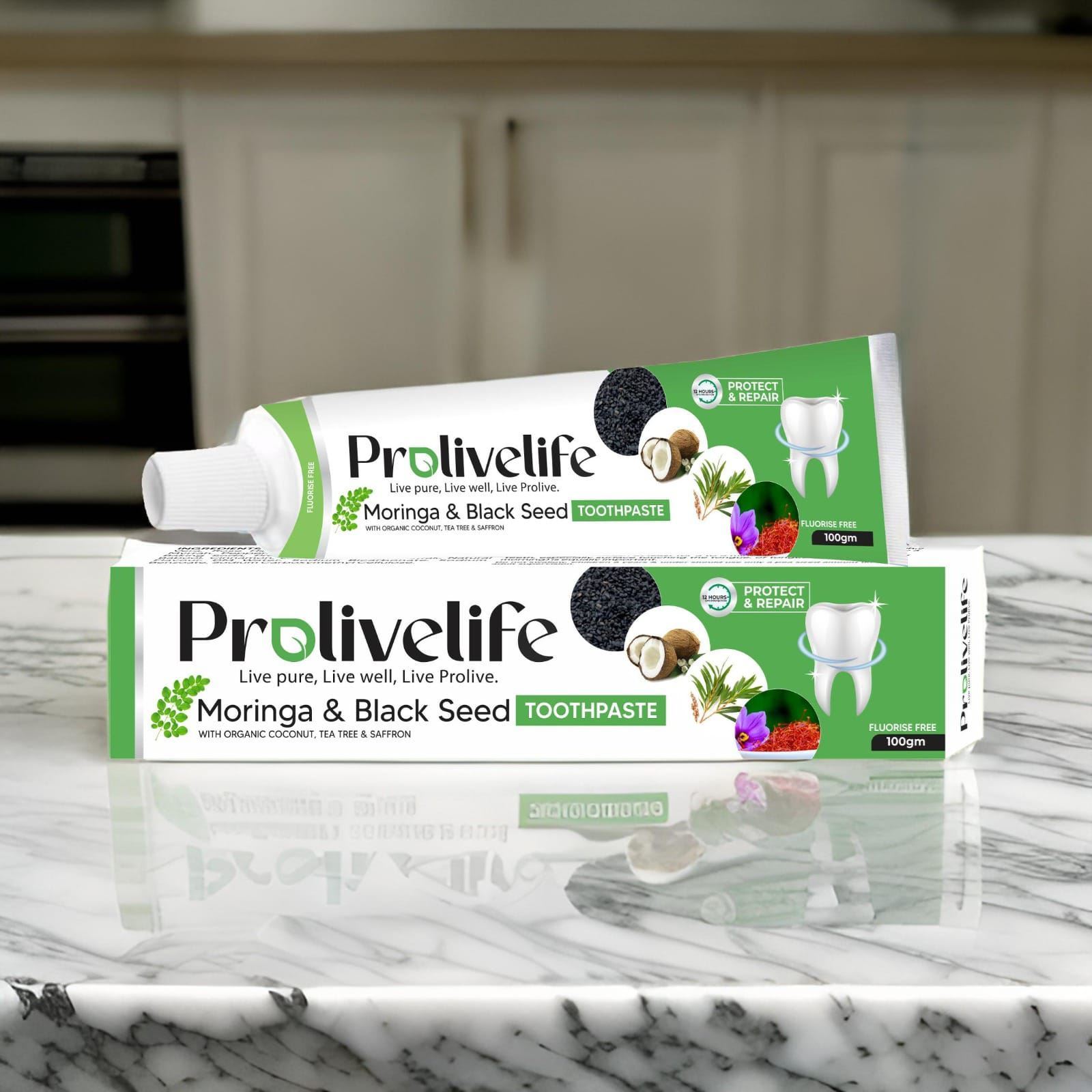 PLL ProLiveLife Wellness Pvt Ltd. Moringa & Black Seed Toothpaste