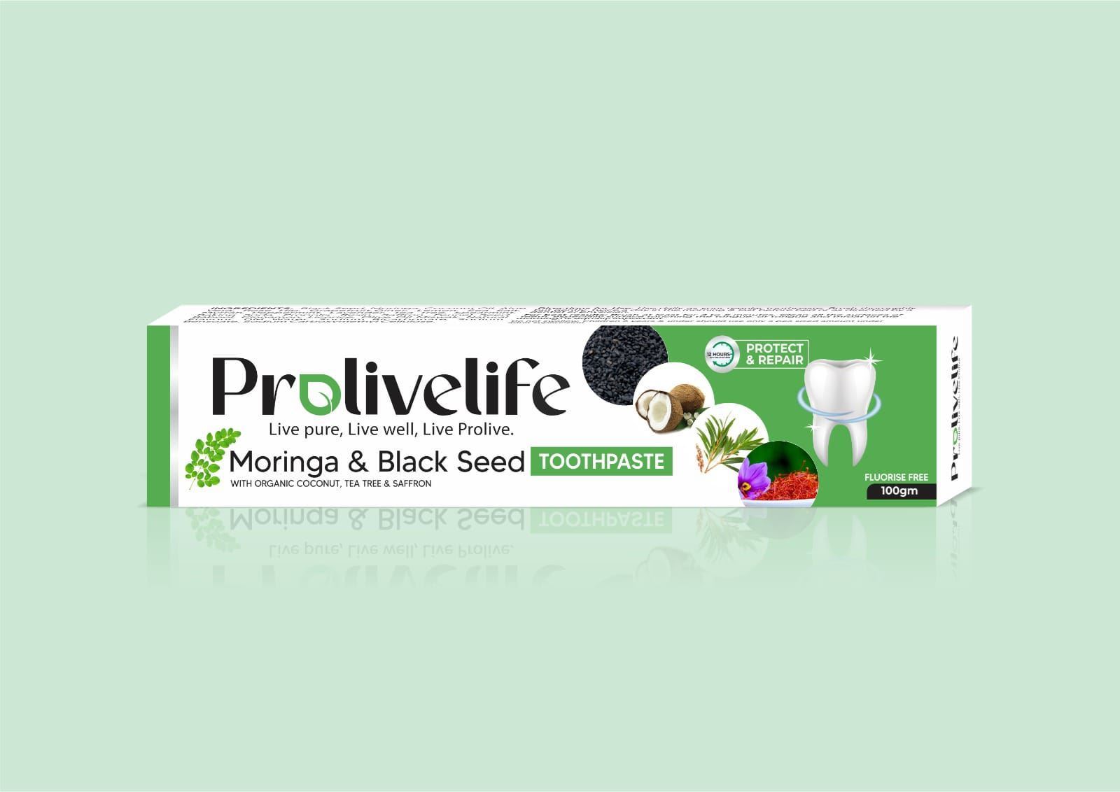 PLL ProLiveLife Wellness Pvt Ltd. Moringa & Black Seed Toothpaste